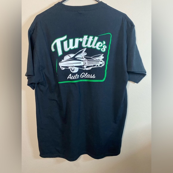 Turtle Glass Graphic Tee Size L Kids Men Women - Picture 2 of 3